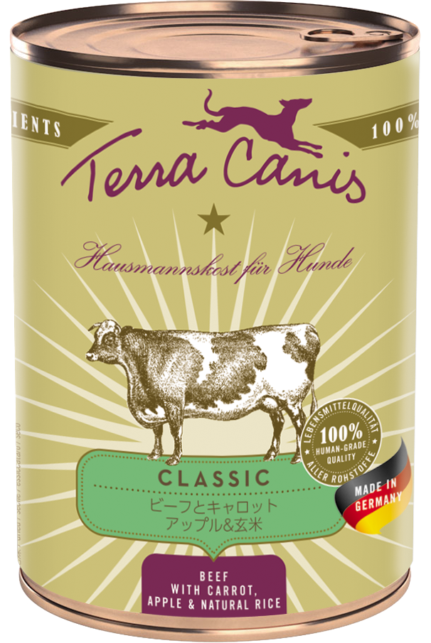 テラカニス クラシック ビーフ玄米入り400g