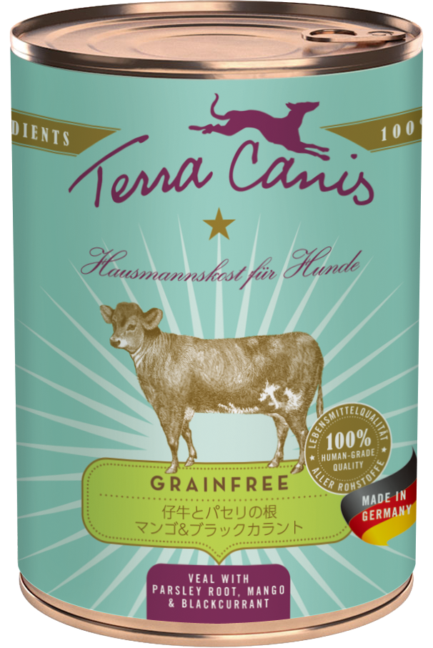テラカニス グレインフリー 仔牛肉400g